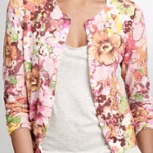 J.CREW Floral Cardigan